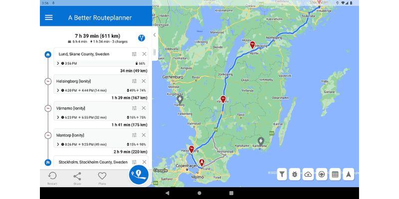 Better Route planner applikáció