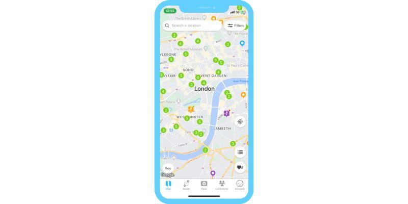 chargemap applikáció
