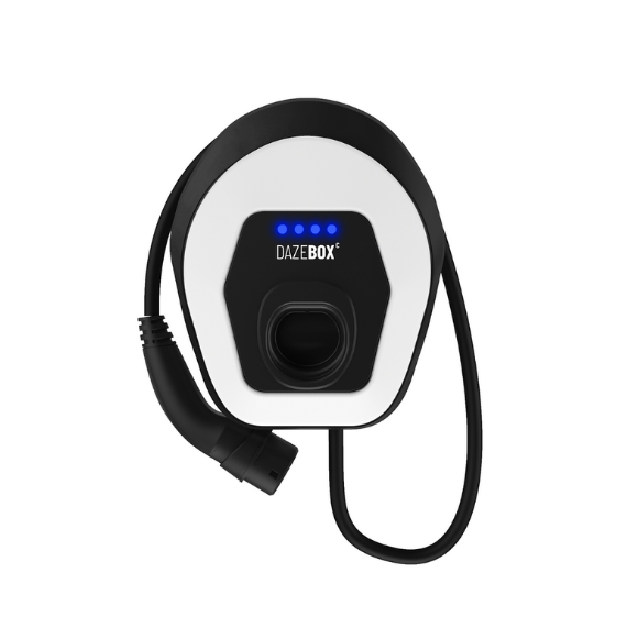 Dazebox C fali töltő 22 kW (3x32A) 5 méter Type2 kábellel