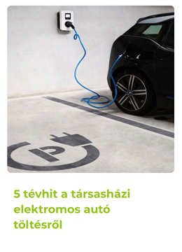 5 tévhit a társasházi elektromos autó töltésről