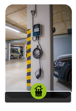 Elektromos autó töltő telepítés társasházaknak