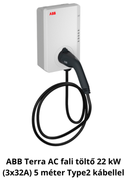 ABB Terra AC 22 kw fali töltő