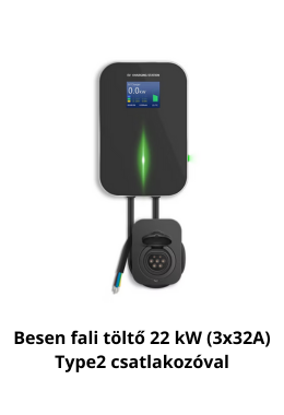 Besen fali töltő 22 kw
