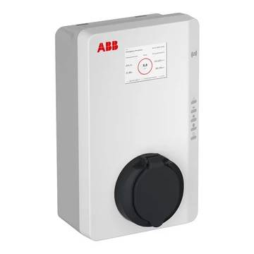 ABB Terra AC fali töltő 22 kW (3x32A), LCD kijelzővel, SIM, MID