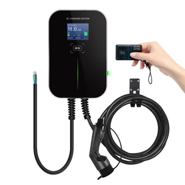 Besen Wallbox fali töltő 11 kW (3x16A) 6 méteres Type2 kábellel, RFID